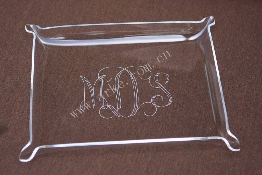 Acrylic transparent tray